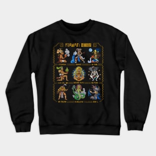 Ancient Mayan Gods Crewneck Sweatshirt